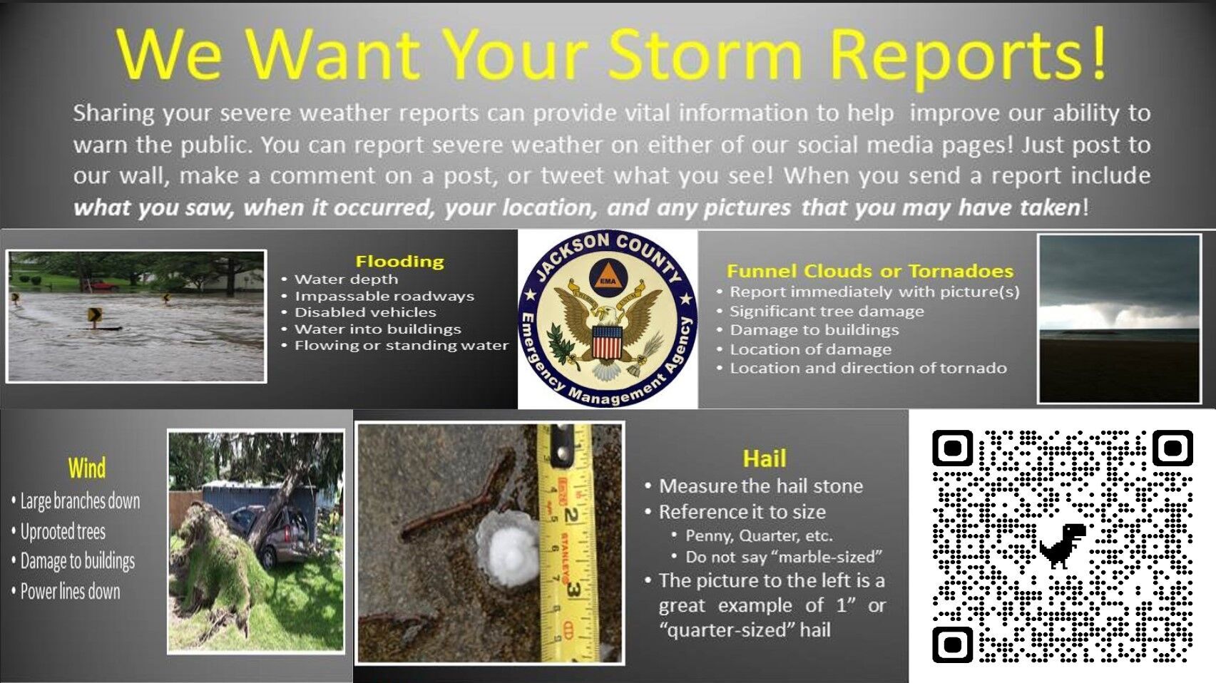 Jackson County, AL is seeking public assistance to improve severe weather warnings